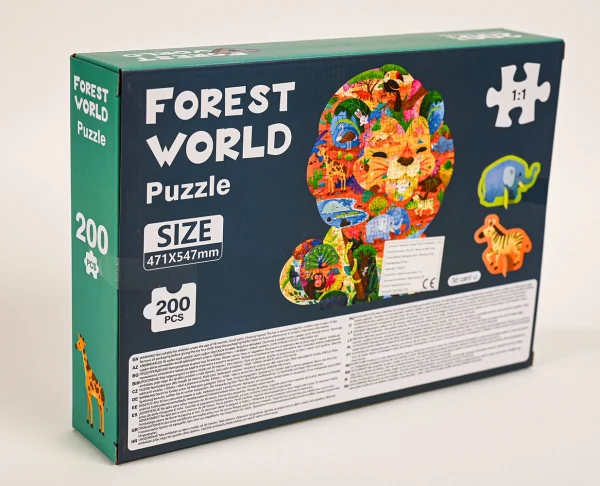 Tvarované Puzzle Forest World 200ks