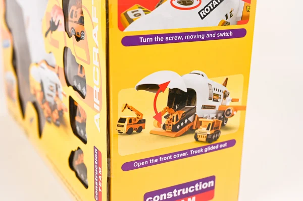 Lietadlo CARGO s nákladnými autíčkami