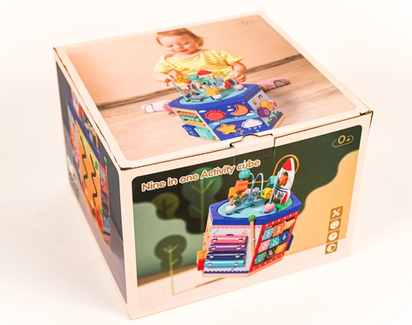 JoRAY montessori kocka s aktivitami