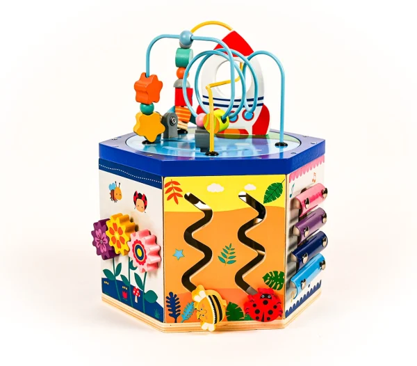 JoRAY montessori kocka s aktivitami