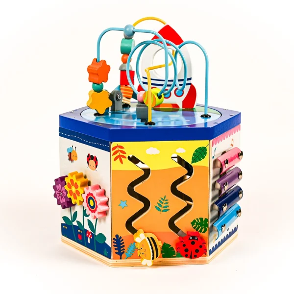 JoRAY montessori kocka s aktivitami