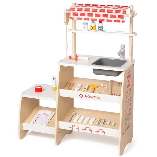 Drevená ambulancia + 22ks príslušenstva