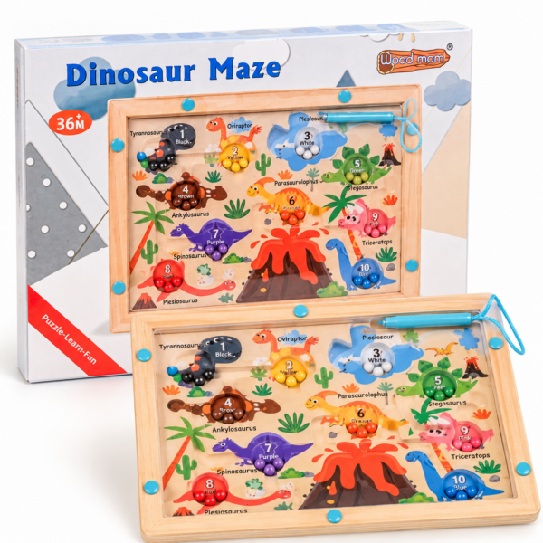 54157D74-5C1A-4F1C-9311-8170D5A73585 Magnetický labyrint - Dinosaurus