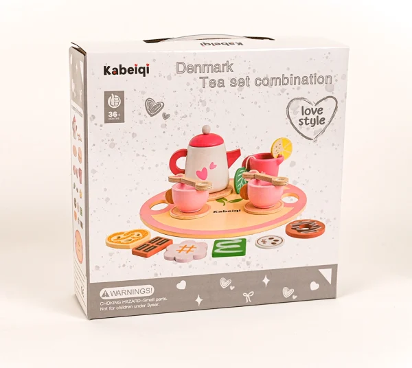 Čajový set drevený