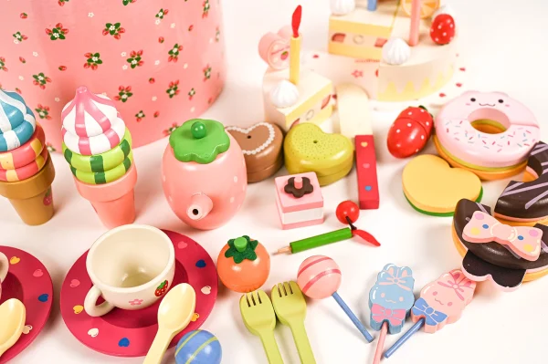 Piknik set drevený v kufríku