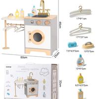 Pračka so žehliacou doskou a umyvadlom