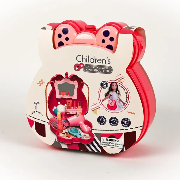 Sada na líčenie a česanie v kabelke 15ks