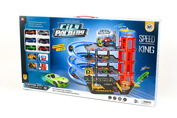 City parking - viacposchodové parkovisko s autíčkami