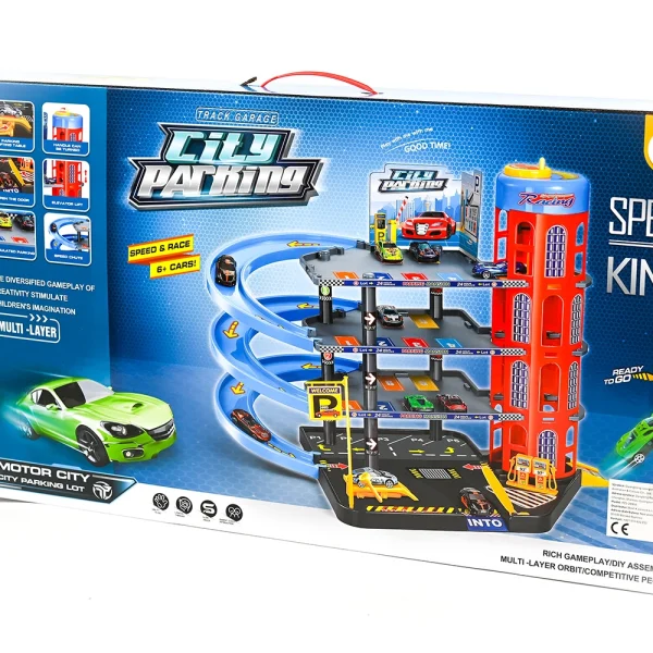 City parking - viacposchodové parkovisko s autíčkami