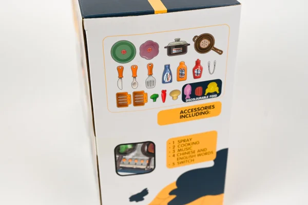 Kuchynka v kufríku s parou a zvukmi