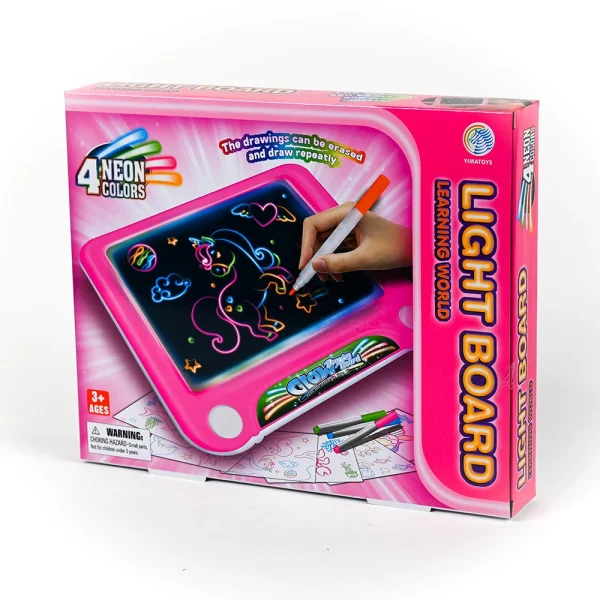 Svetelný Neon LED tablet