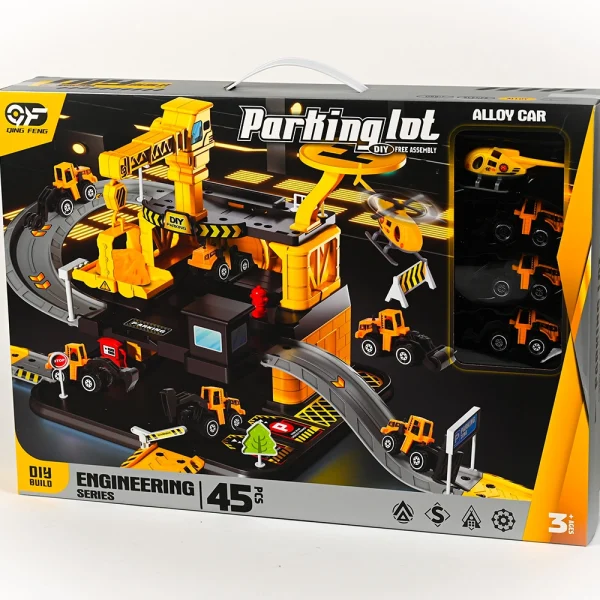 Garáž na stavebné autá - 45ks