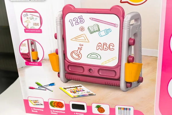 Projekčný kresliaci set 3v1 - ružový