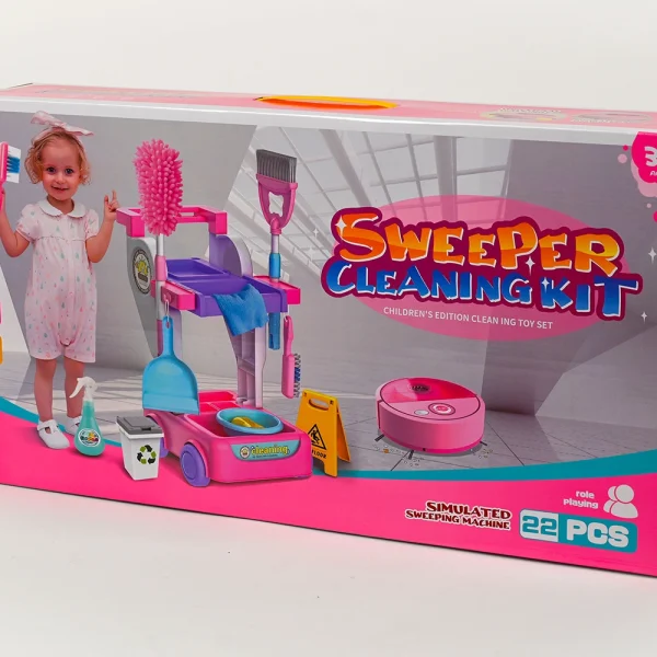 Upratovací vozík s robotickým vysavačom 22ks