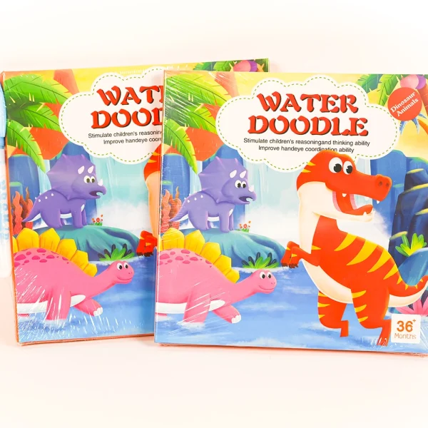 Maľovanie vodou s magnetickou knihou DINO