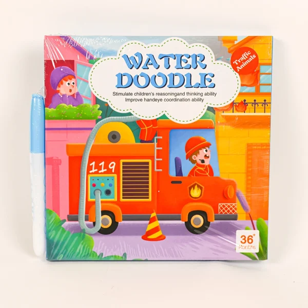 Maľovanie vodou s magnetickou knihou HASIČI