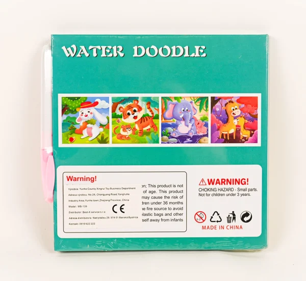 Maľovanie vodou s magnetickou knihou Zvieratká