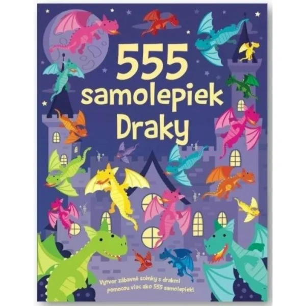 555 samolepiek - Draky