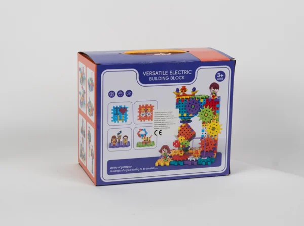 Elektrická stavebnica s ozubenými kolieskami a vŕtačkou (234 dielov)