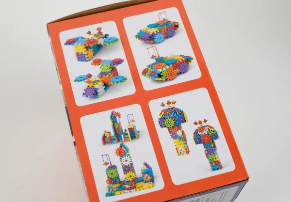 Elektrická stavebnica s ozubenými kolieskami a vŕtačkou (234 dielov)