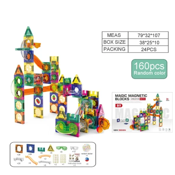 MAGIC MAGNETIC BLOCKS – Creative Set 160ks