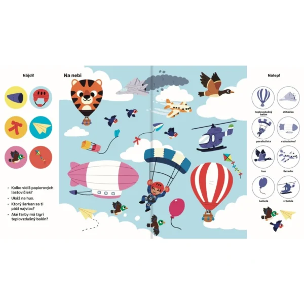 Svojtka 101 vecí na hľadanie a nalepovanie: Dopravné prostriedky