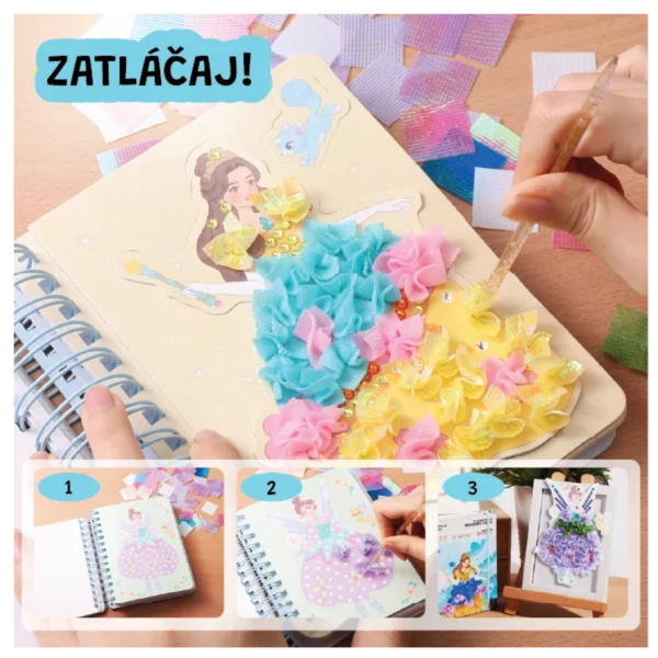 Mirola Fashion kreatívna kniha Magic Princesses