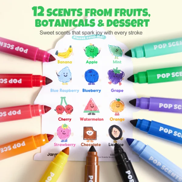 Fixky Umývateľné voňavé 12 ks