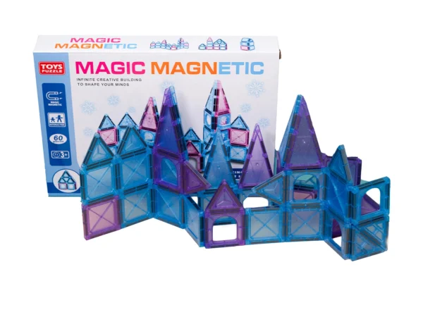 Magic Magnetic Building Blocks 60 ks - AKCIA 1+1 ZADARMO