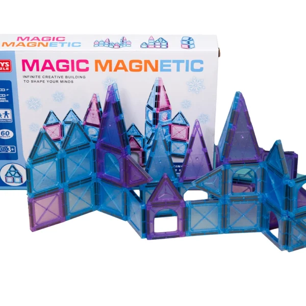 Magic Magnetic Building Blocks 60 ks - AKCIA 1+1 ZADARMO