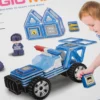 Magnetická stavebnica – Policajné auto 35ks