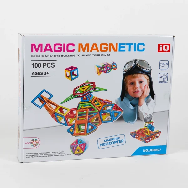Magnetická stavebnica - HELICOPTER 100ks