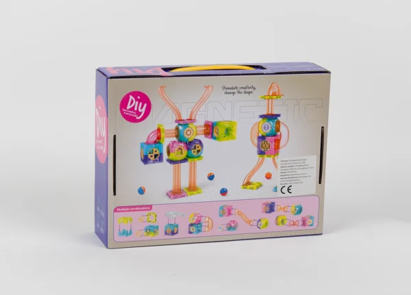 Magnetická guľôčková dráha PIPE 89 dielov