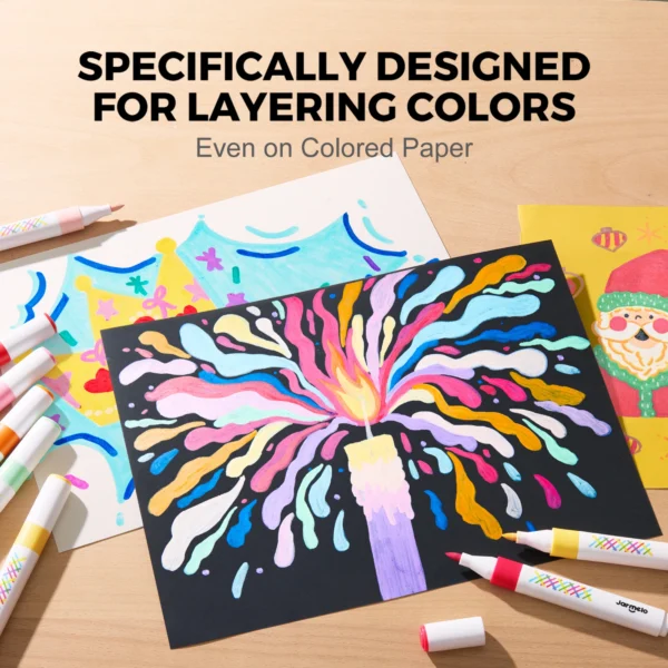 Jarmelo Vivid layered Fixky Umývateľné 24 ks