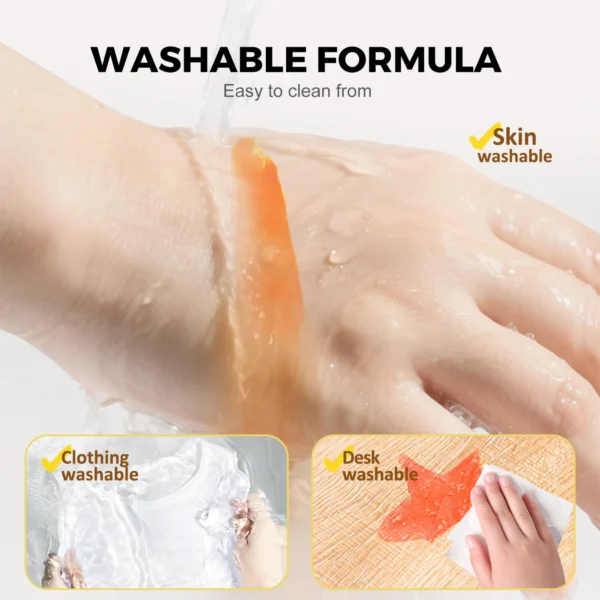 Jarmelo Jemné voskovky Umývateľné Glitter 12 ks