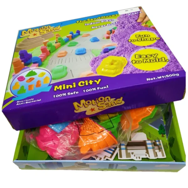 IMG_0026 Motion Sand Mini City – kinetický piesok 800g s 3D boxom