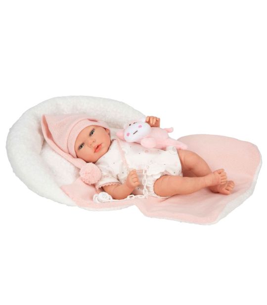 IMG_9824 Reborn bábika Arias Ariel 40 cm s vankúšikom a plyšákom