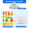 SF-01B Snowman Castle Snow Fairy – Snowman Castle – modelovací sneh v kufríku (500 g)