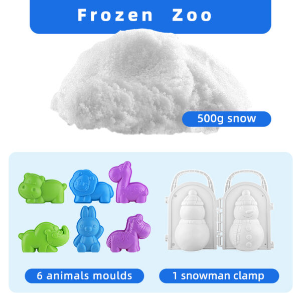 SF-03 Frozen Zoo Snow Fairy – Frozen Zoo – modelovací sneh v kufríku (500 g