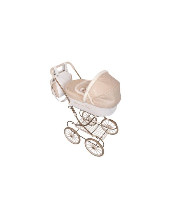 0A7C5090-522A-4465-B0EA-4D72C8C36757 Kočík pre bábiky Arias Reborn de Paris s taškou – 90 cm