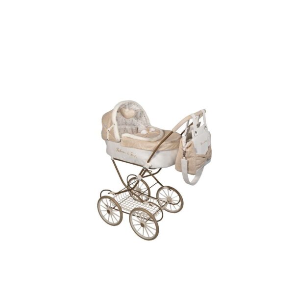83271B90-B9CA-4E91-A563-15A366234FA4 Kočík pre bábiky Arias Reborn de Paris s taškou – 90 cm