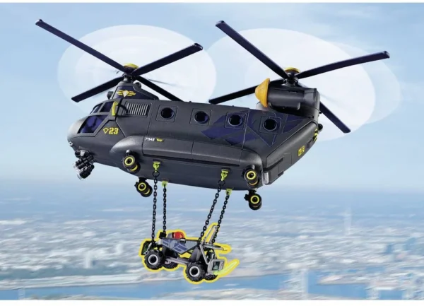 HRAjr00038-03 Playmobil Záchranarska helikoptéra špeciálne jednotky
