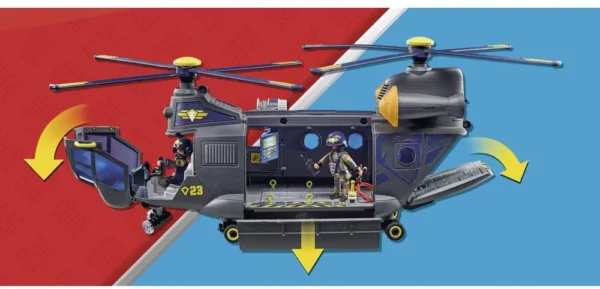HRAjr00038-05 Playmobil Záchranarska helikoptéra špeciálne jednotky