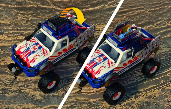 HRAls20146-07 Playmobil Offroad Truck