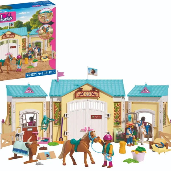 HRAls23393 Playmobil Veľká jazdecká stajňa