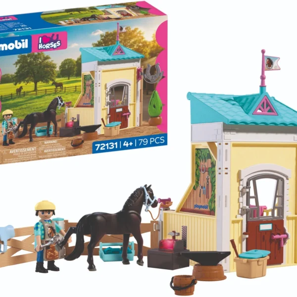 HRAls23397 Playmobil Malá stajňa s podkúvačom