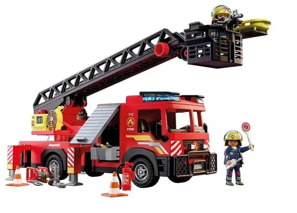 HRAls23437-05 Playmobil Hasičské auto s výsuvnou plošinou