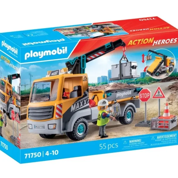 IMG_4277 Playmobil Nákladné auto so žeriavom